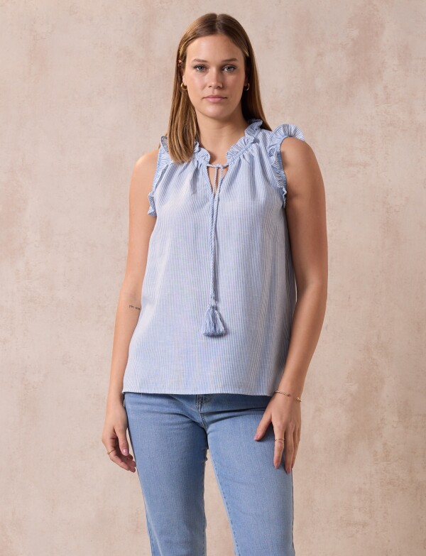 Blusa Lazo CELESTE/MULTI