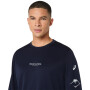 Polo Running Fujitrail Logo LS Top Hombre Midnight/cobalt Burst/cool Grey