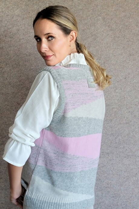 Chaleco Blanca Lila