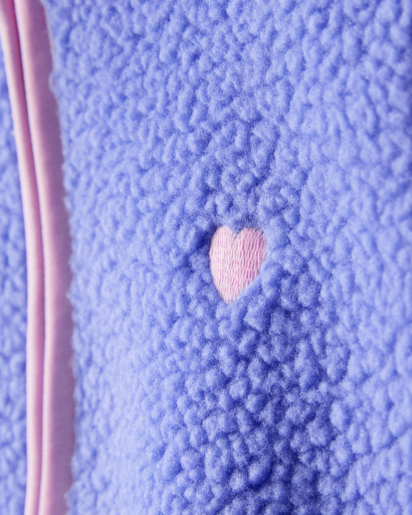 Campera de polar, azul Sin color