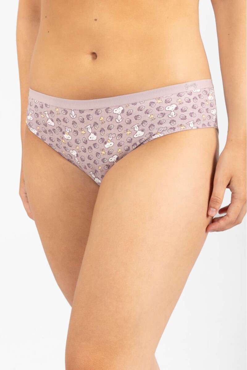 Culotte flower hug - Plum 