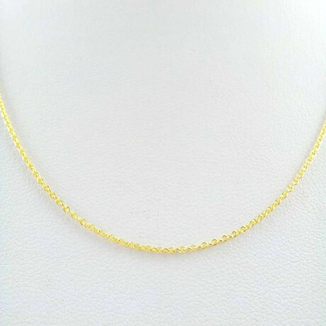 Cadena de plata 925 con baño de oro amarillo 40 Cm