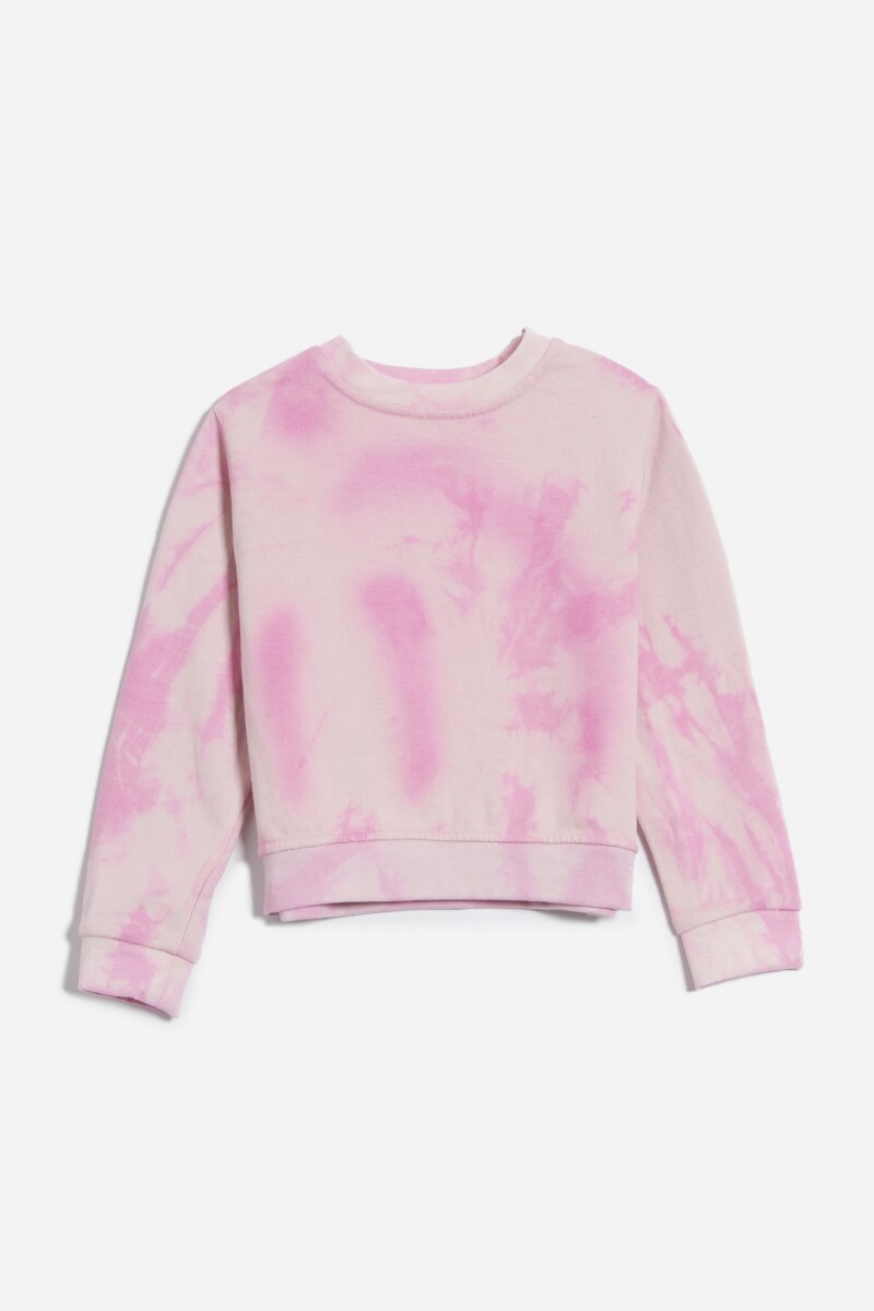 Sweatshirt tie die - Rosado 
