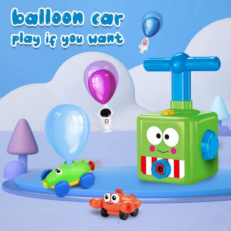 Lanzador de Autos con Globo Power Balloon VERDE