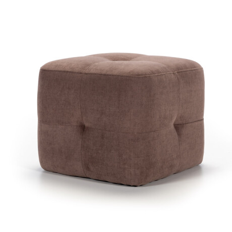 Felis CUBIK Pouf Collection Puf cuadrado de tela con funda extraíble, cuero de imitación