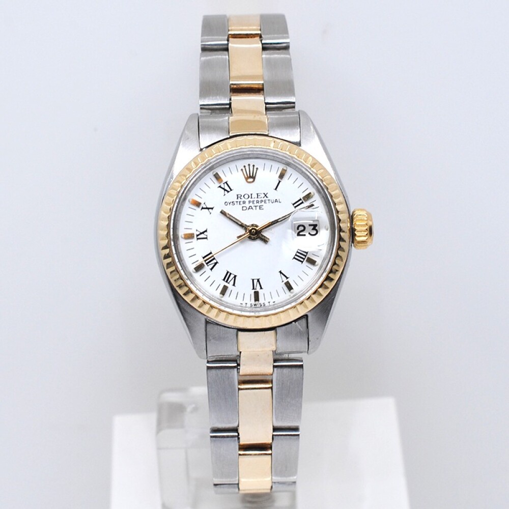 Rolex date dama 6916 acero y oro año 1974 caja 26 mm Rolex date dama 6916 acero y oro año 1974 caja 26 mm