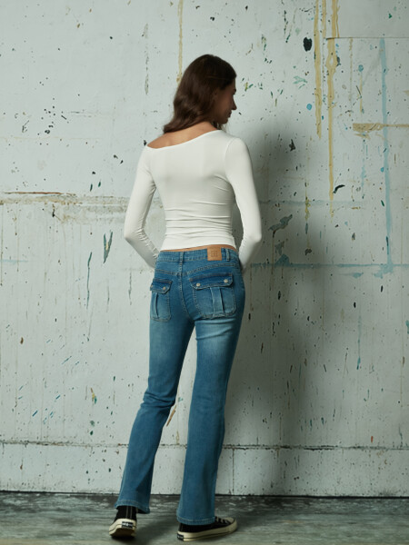 JEAN POCKET AZUL