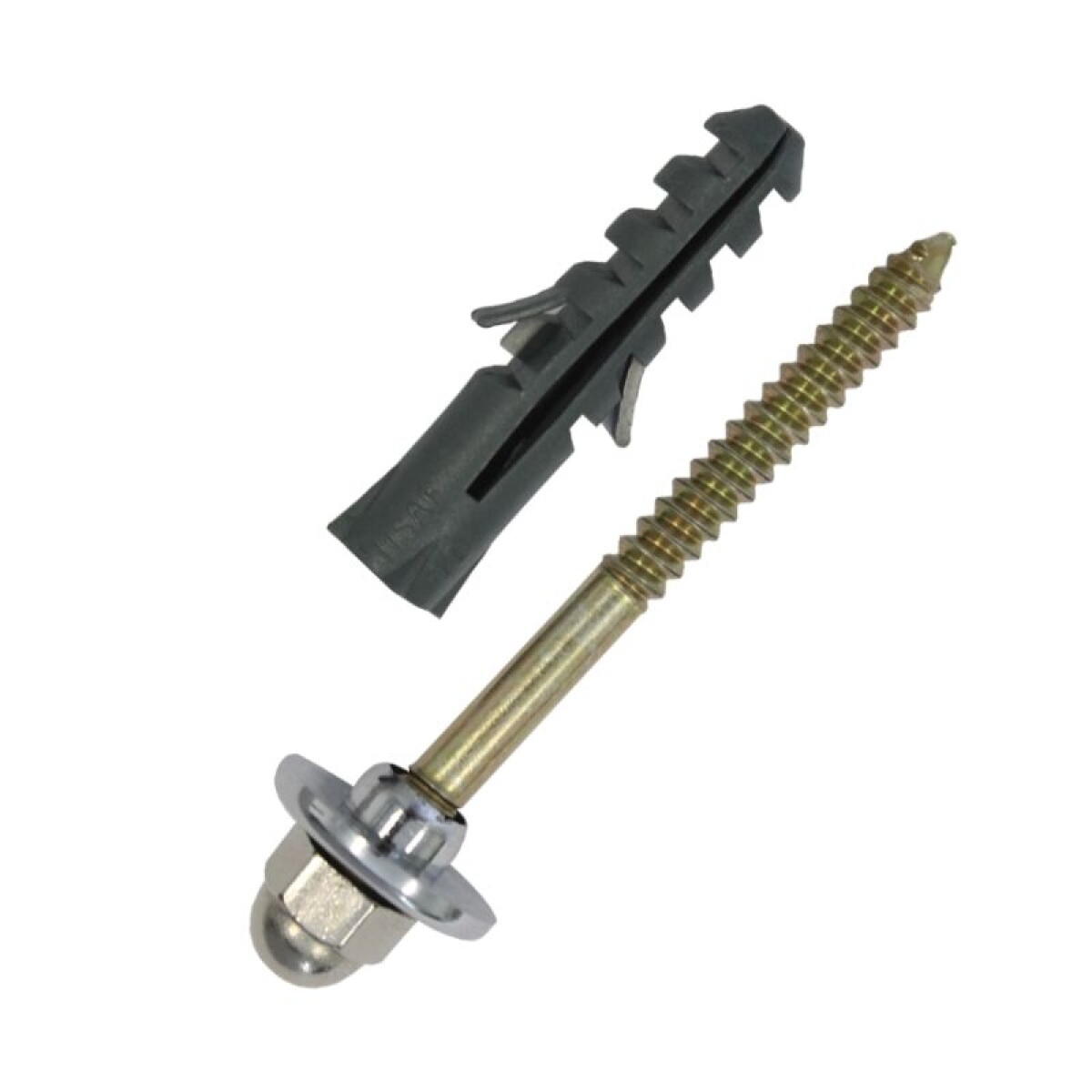 TORNILLO PARA FIJACION DE INODORO CON TACO - UNIDAD 