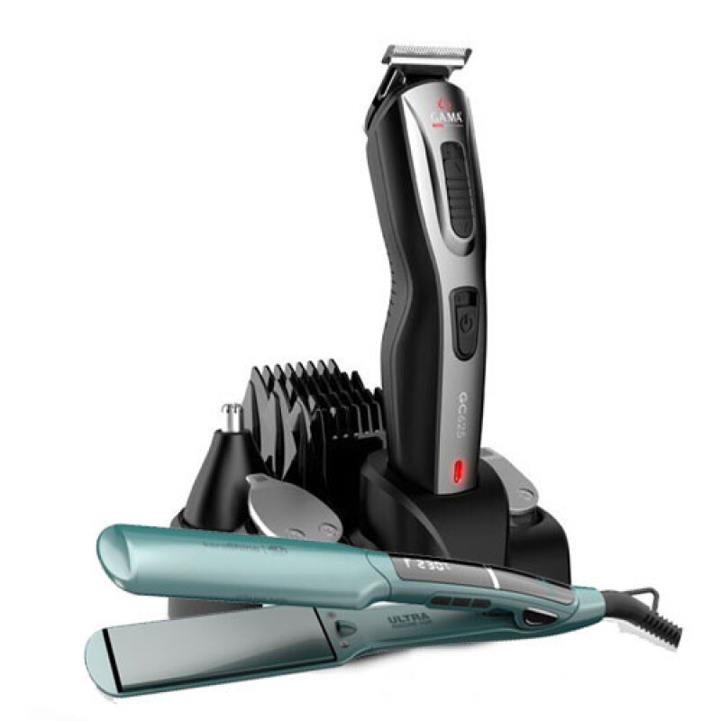 Combo Gama 900/7154 Cortapelo Cliper Gc625 + Planchita Kerashine Combo Gama 900/7154 Cortapelo Cliper Gc625 + Planchita Kerashine