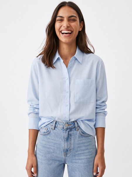 CAMISA ARIAN CELESTE