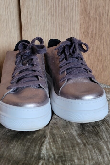 Zapatilla Aline High Peltre