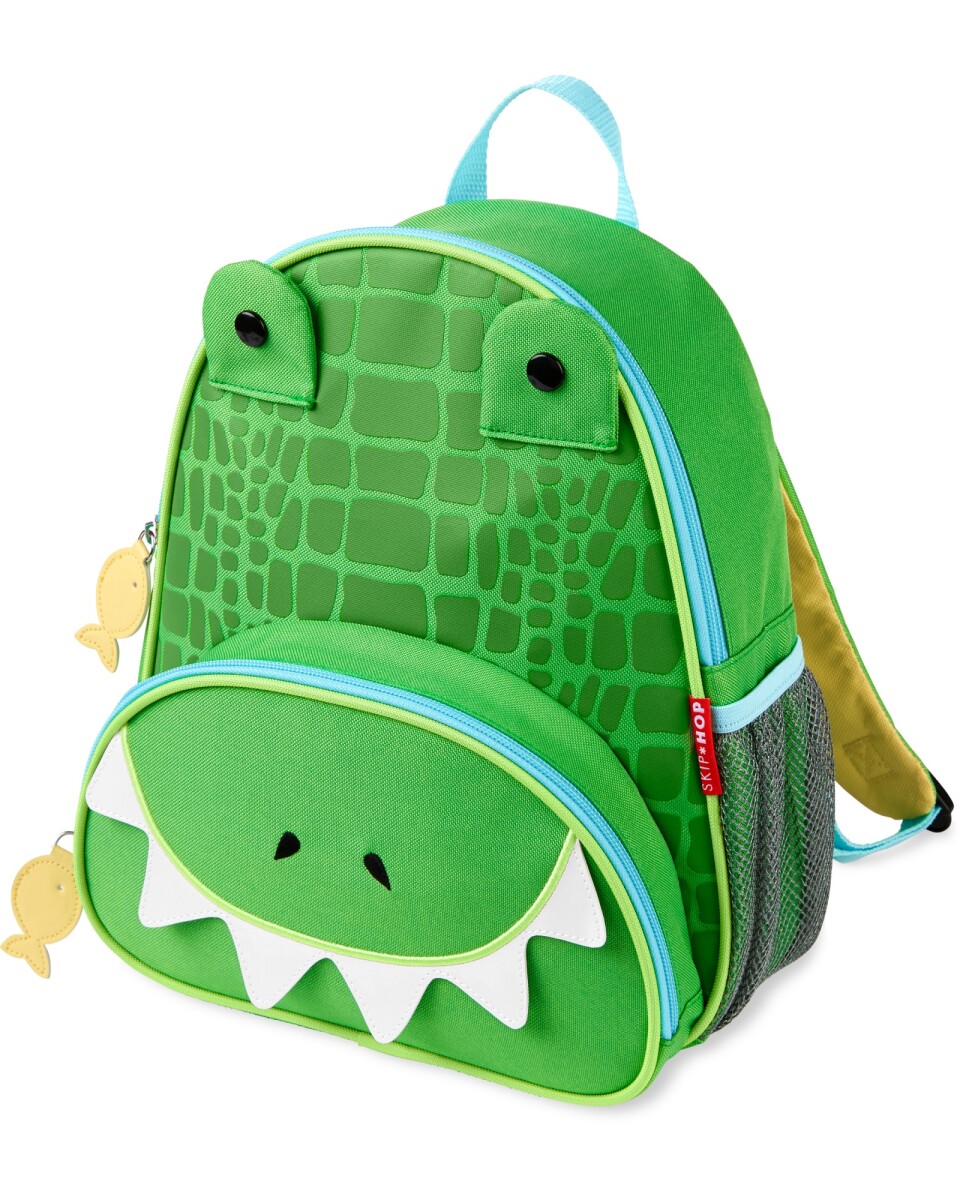 Mochila diseño cocodrilo 
