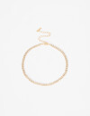 Collares Cortos Strass Collar Corto De Strass - Dorado