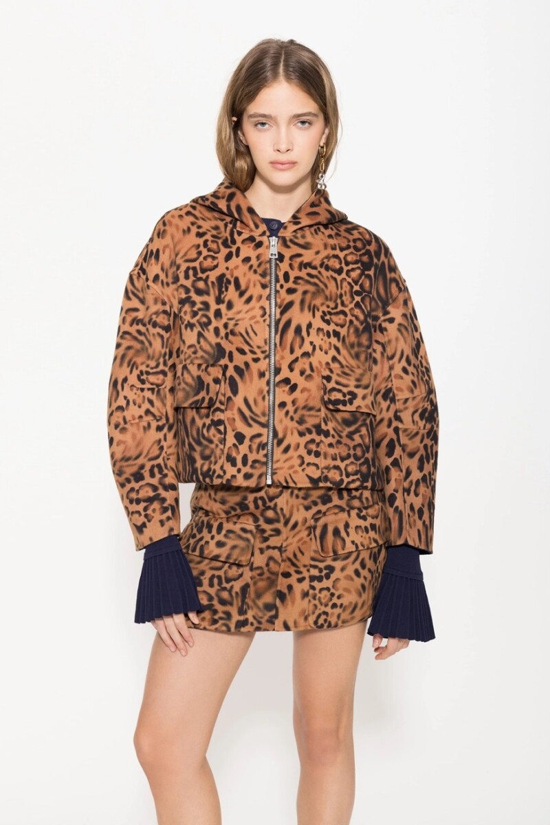 Hoodie Animal Leopardo