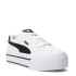 Championes de Mujer Puma Court Classic Vulc Fs Plataforma Blanco - Negro