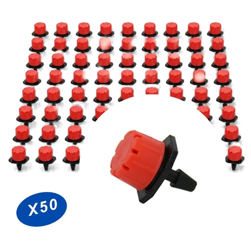 Gotero regulable de 0 a 70 lts/h PACK X50 Gotero regulable de 0 a 70 lts/h PACK X50