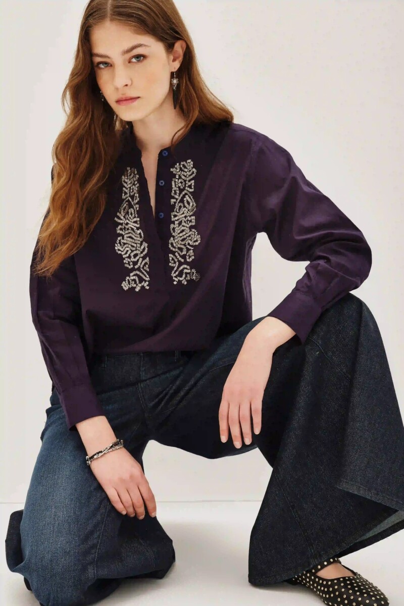 Camisa Elsie Azul