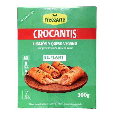 Arrolladitos Crocantis Tipo Jamón y Queso Vegano 300g Arrolladitos Crocantis Tipo Jamón y Queso Vegano 300g