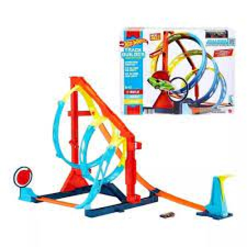 Hot Wheels Track Builder Kit De Giros Sin Limite Hot Wheels Track Builder Kit De Giros Sin Limite