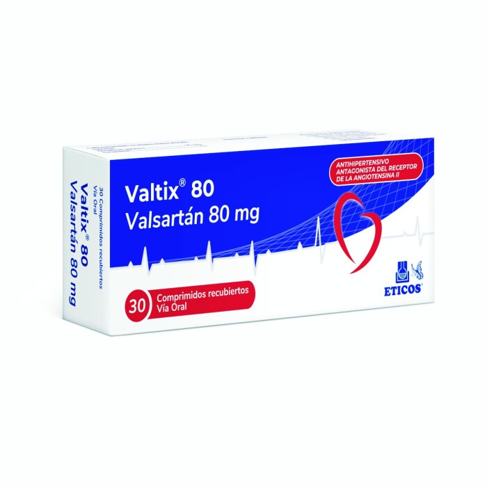 VALTIX 80 MG X 30 COMPR. REC. única