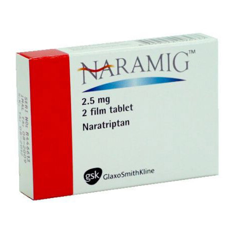 Naramig 2,5mg x 2 COM Naramig 2,5mg x 2 COM