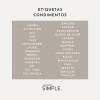 Etiquetas Condimentos Etiquetas Condimentos