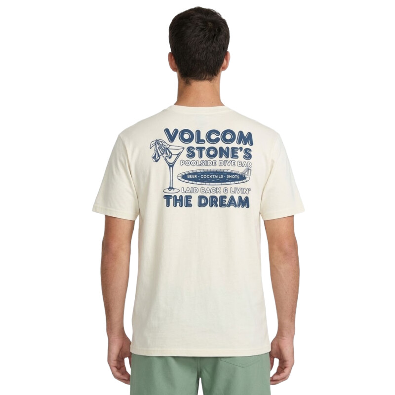 Remera Volcom DIVE BAR - Blanco Remera Volcom DIVE BAR - Blanco
