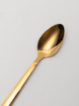 Cuchara Asher Para Café Set 4un,dorado Brillante Color Unico