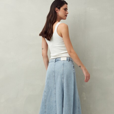 FALDA GEORGIA Celeste