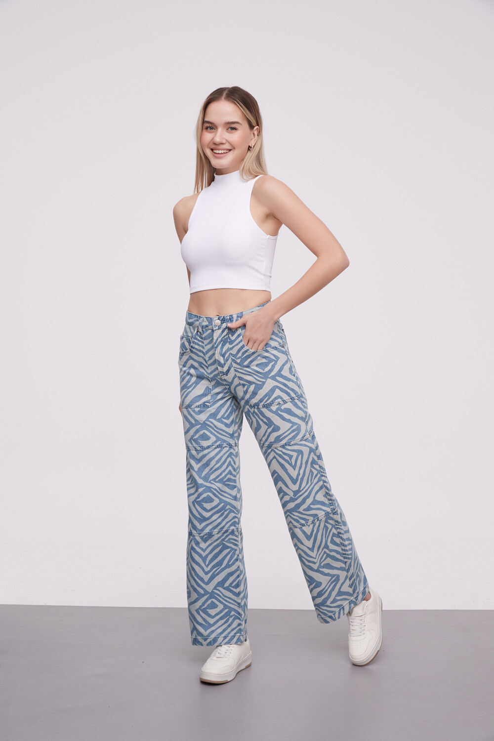 Pantalon Paillant Estampado 1