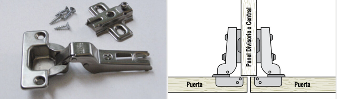 Cómo colocar bisagras en las puertas de melamina?