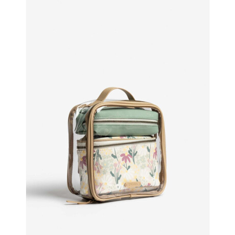 Set De Portacosméticos Estampado Flores