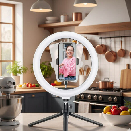 Aro de luz led Klasse con tripode 26×39cm | Ajuste de brillo y tonos Aro de luz led Klasse con tripode 26×39cm | Ajuste de brillo y tonos