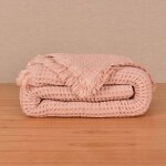 Manta Cloque Rosa