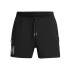 UA RUN ANYWHERE SHORTS-GRY BLK-001