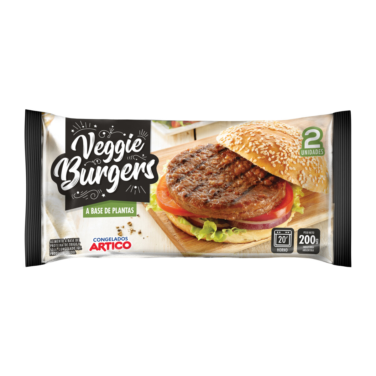 Veggie Burger Vegana - 200 Grs 