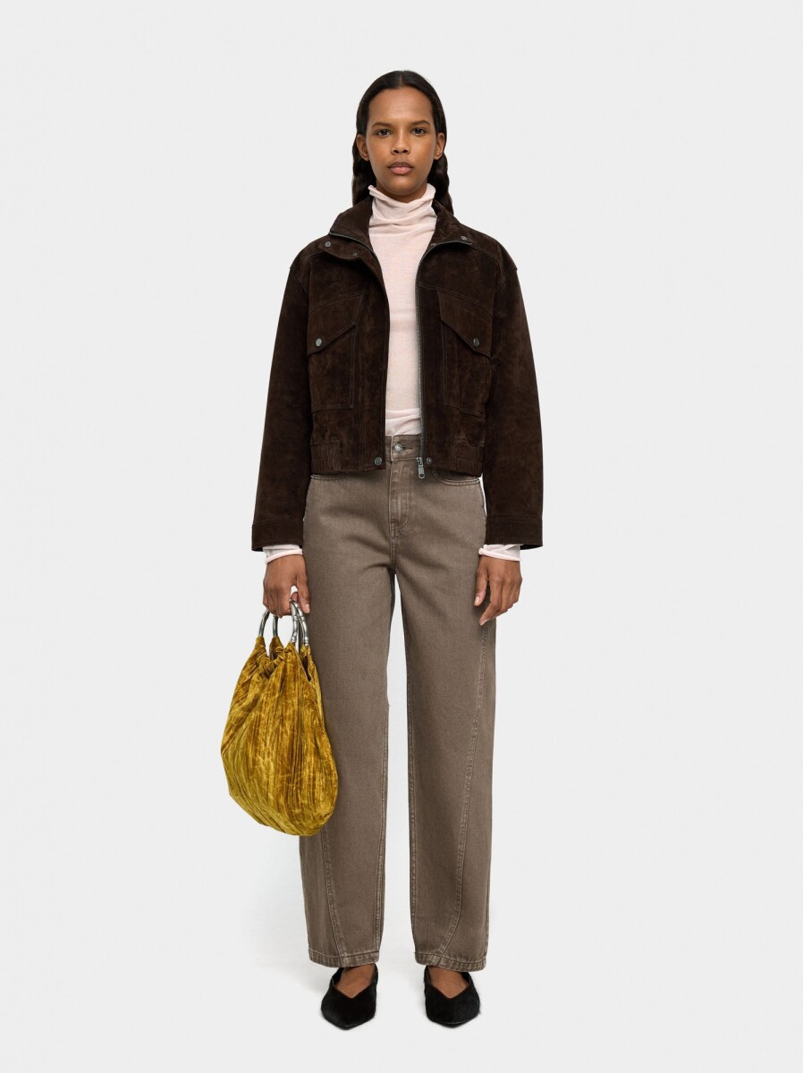 Pantalón Vaquero Baggy Balloon - marron 