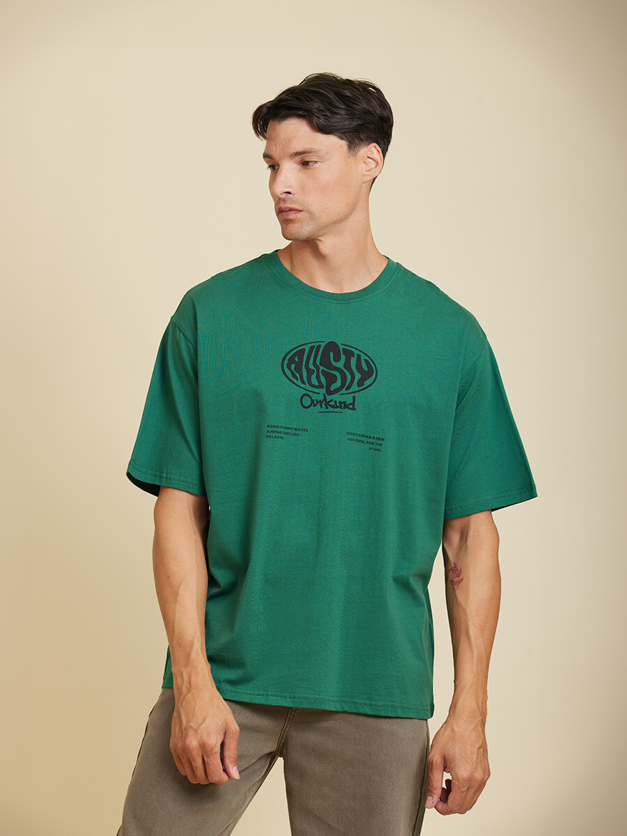 T-SHIRT AZORES RUSTY - Verde 