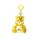 Figura Squishy Osito Cariñositos con Clip Colgante AMARILLO