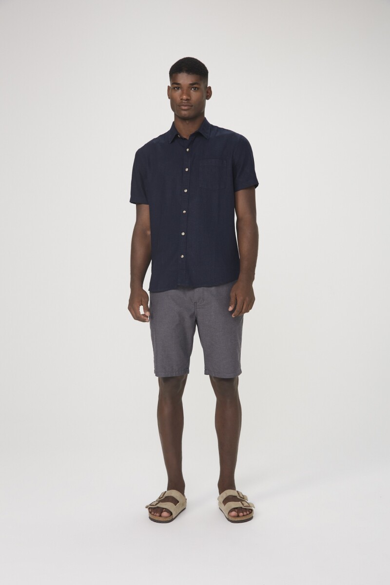 CAMISA MASC - AZUL ESCURO 