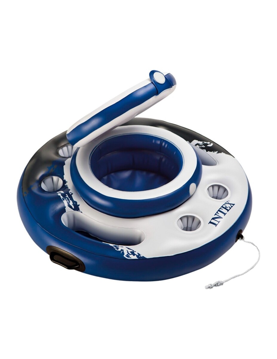 INTEX CONSERVADORA INFLABLE + 5 POSAVASOS REDONDA 89 CM DE DIAMETRO RIVER RUN 