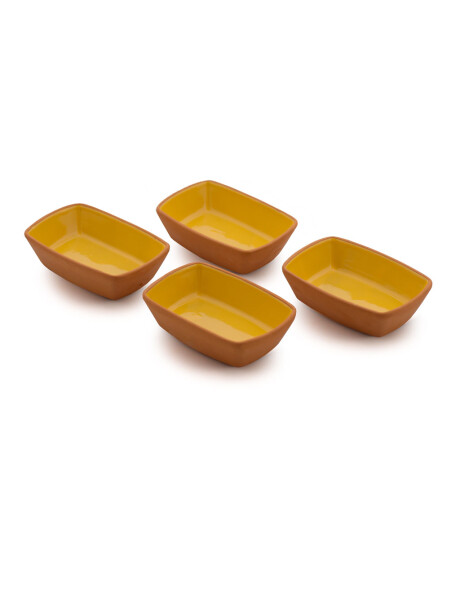 BOWL RECT. TERRACOTA 13x9x4CM 170ML INTERIOR COLOR BOWL RECT. TERRACOTA 13x9x4CM 170ML INTERIOR COLOR