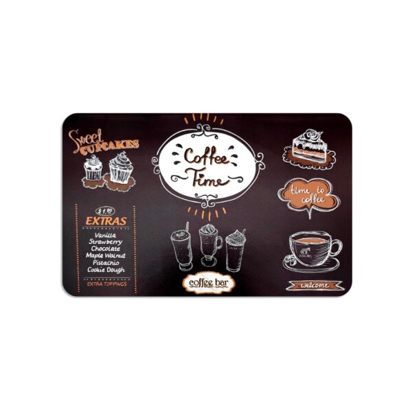 INDIVIDUAL COFFEE TIME X 6 PIEZAS MULTICOLOR