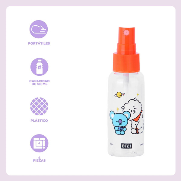 Set frascos BT21 4pcs Set frascos BT21 4pcs