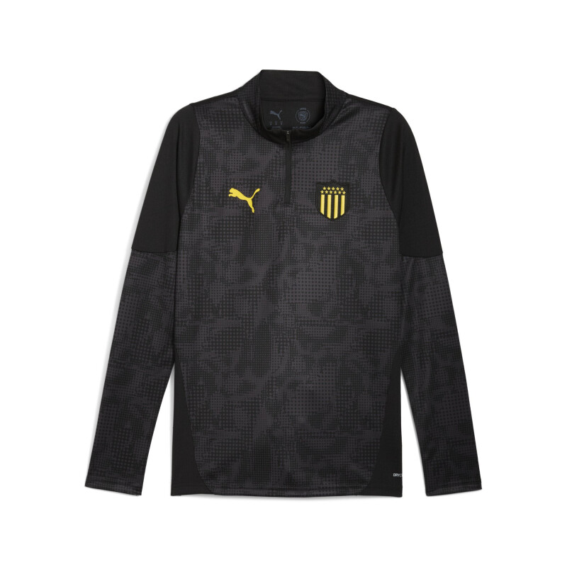 Buzo de Hombre Puma Peñarol Train.1/4 Zip Negro