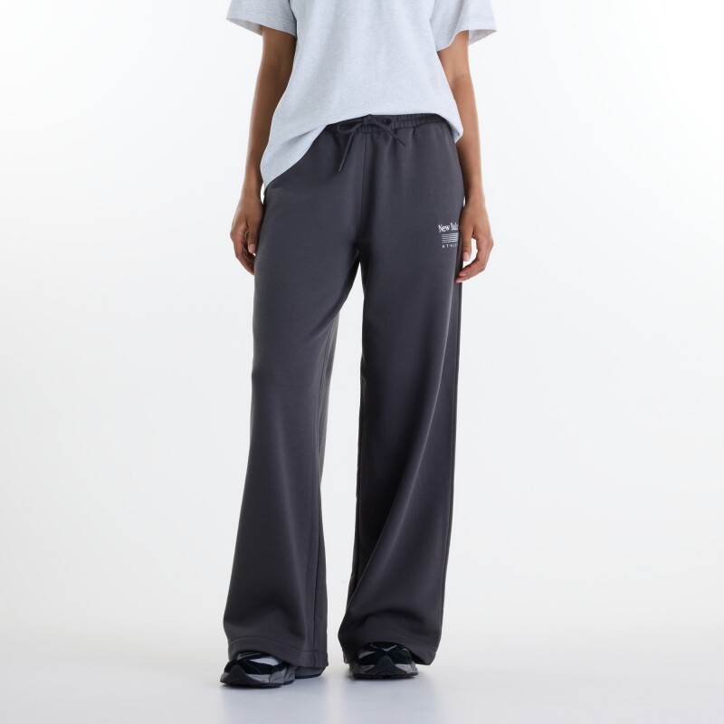 Pantalón New Balance de Dama - Trackside - WB62412FBLK DARK GREY