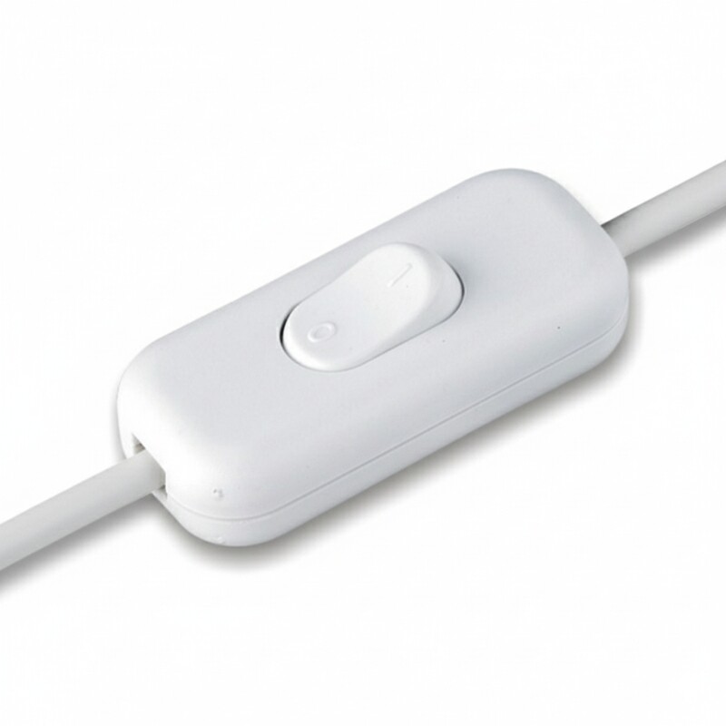 INTERRUPTOR EN LINEA 4A 250V Interruptor en Linea 4A 250V Blanco