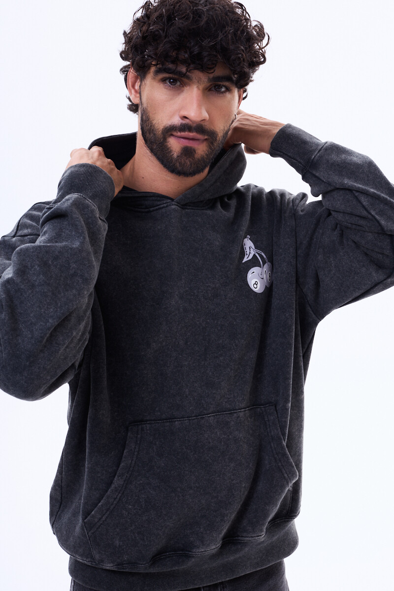 Buzo de felpa Tossa Negro