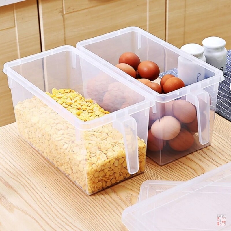 Contenedor plástico Con Manija y Tapa Contenedor plástico Con Manija y Tapa