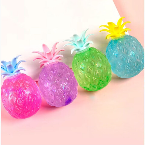 Squishy antiestrés piña brillante Squishy Antiestrés Piña Brillante